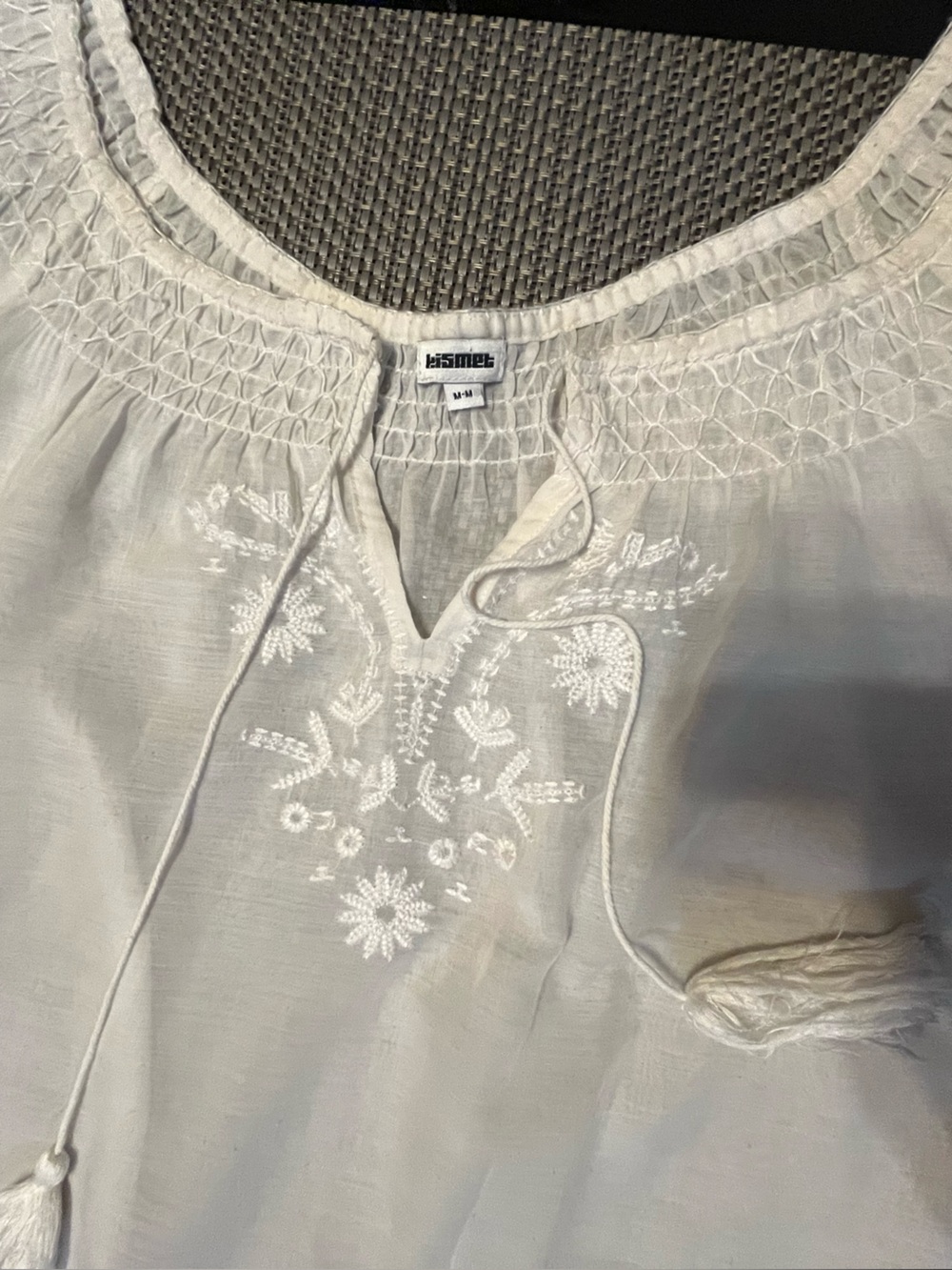 Kismet White Embroidered Beach Cover-Up Tunic - Picture 8 of 13